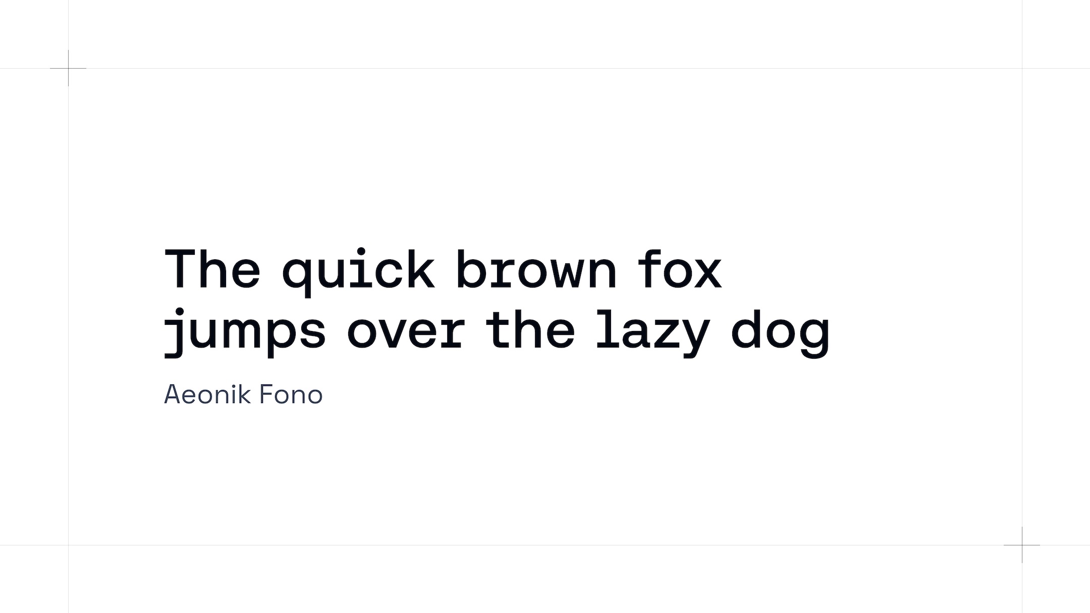 Aeonik Fono